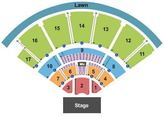 The MidFlorida Credit Union Amphitheatre Wu-Tang Clan Seating Chart